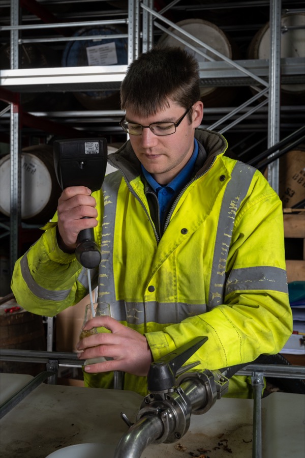 Cask monitoring and records in the Vapour digital platform